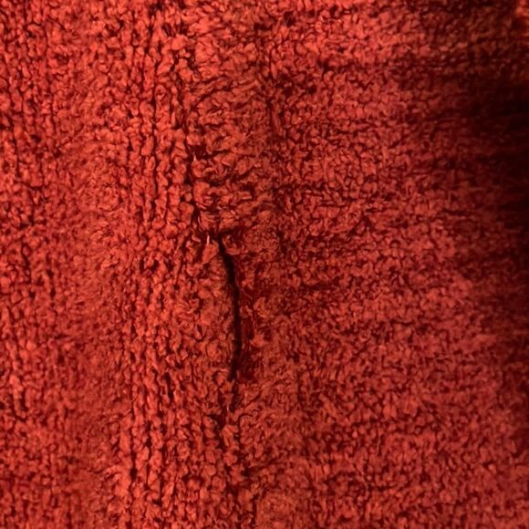 Barefoot Dreams Cozy Chic Lite Terra Cotta Open Cardigan - Picture 5 of 7